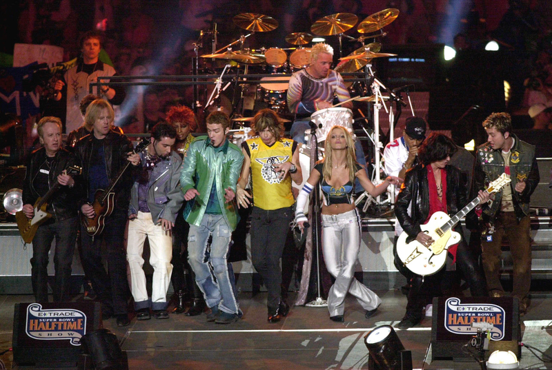 Best: Aerosmith, Britney Spears, 'N Sync, Nelly, & Mary J. Blige, 2001 | Getty Images Photo by Doug Pensinger/ALLSPORT
