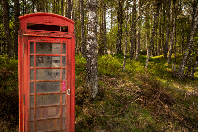 ¡A la cabina telefónica! | Alamy Stock Photo