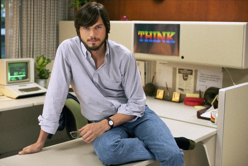 Ashton Kutcher as Steve Jobs in Jobs | Alamy Stock Photo