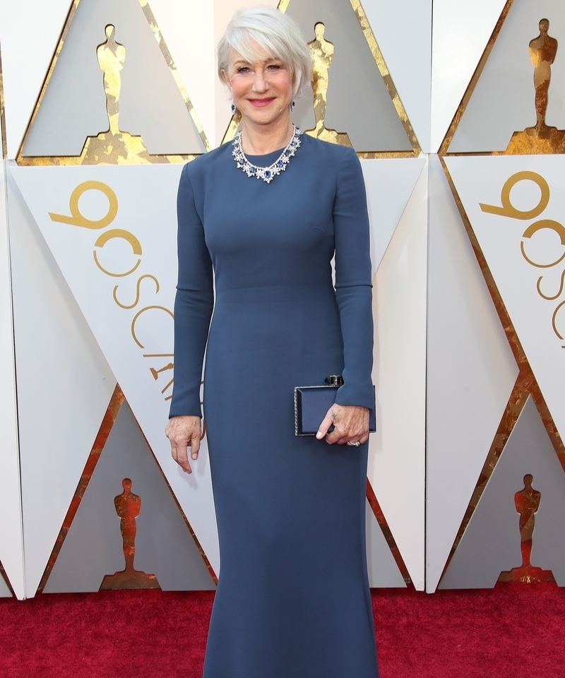 Helen Mirren - 2018 Oscars | Getty Images Photo by Dan MacMedan/WireImage