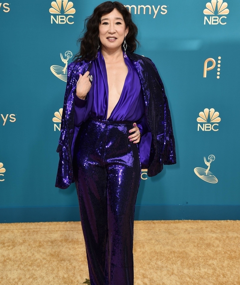 Sandra Oh - 2022 Emmys | Alamy Stock Photo 