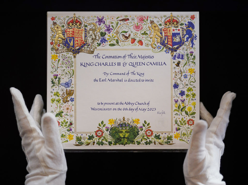The Invite for King Charles’s Coronation | Getty Images Photo by Yui Mok/PA Images