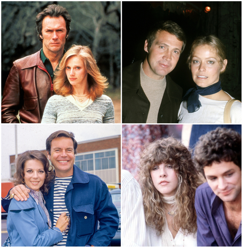 The Most Iconic 60′-70’s Couples You Probably Forgot Were Together | Alamy Stock Photo by Moviestore Collection Ltd & Photo by ©JRC/The Hollywood Archive/PictureLux & Photo by David Parker & Photo by ©Nancy Barr/MediaPunch