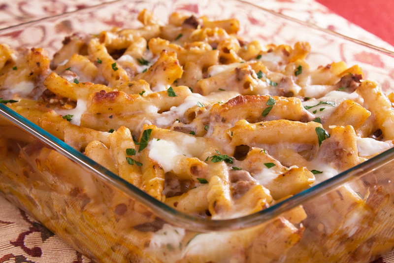 Baked Ziti and Sausage Pasta | Shutterstock