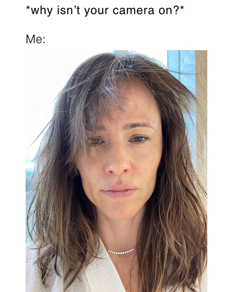 Jennifer Garner crea el meme para los malos días de pelo | Instagram/@jennifer.garner