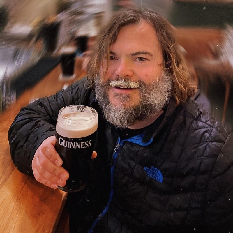 Jack Black y su bigote cervecero | Instagram/@jackblack