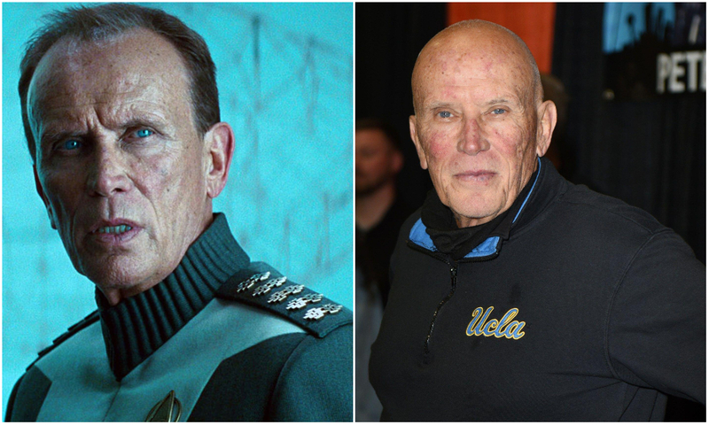 Peter Weller como el almirante A. Marcus | Getty Images Photo by CBS Photo Archive & Alamy Stock Photo by Derek Storm/Everett Collection/Alamy Live News