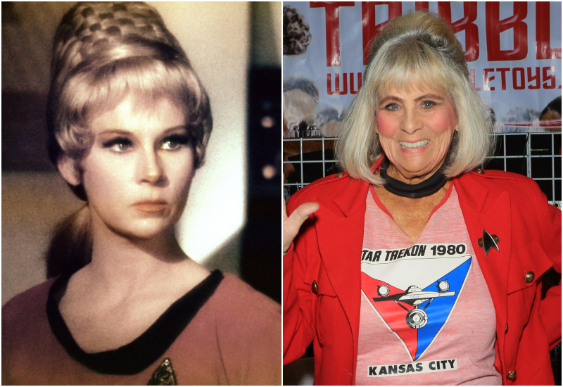 Grace Lee Whitney como Janice Rand | Alamy Stock Photo by Courtesy Everett Collection & Getty Images Photo by Gabe Ginsberg/FilmMagic