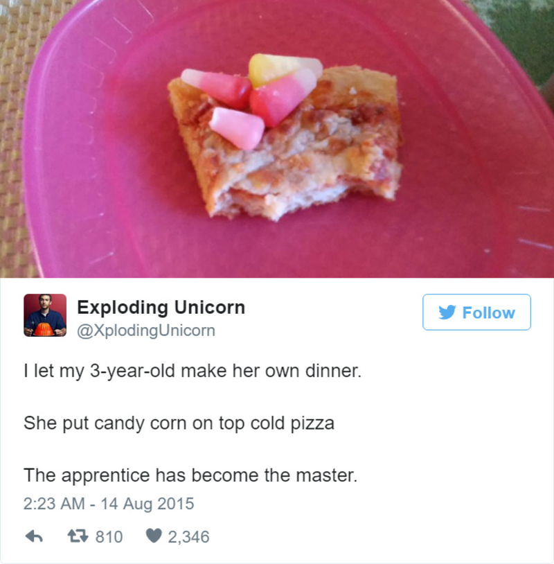 Pizza de caramelos | Twitter/@XplodingUnicorn