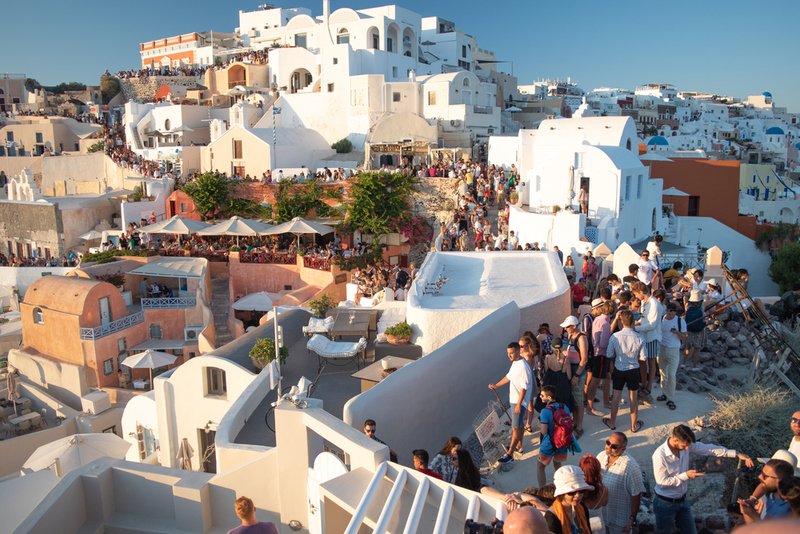 Santorini Island Has Its Ups and Downs | Shutterstock Photo by Grumpy Cow Studios