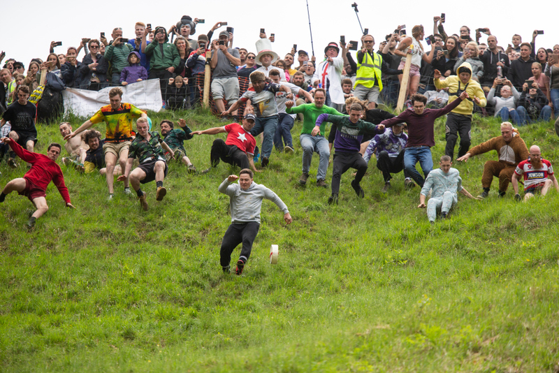 Cheese Rolling the British Way | Shutterstock Photo by ComposedPix