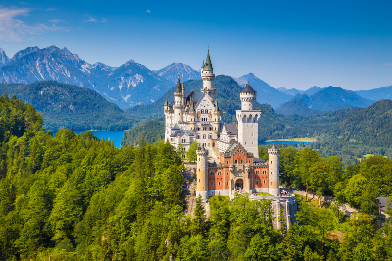 Cinderella's Castle Can Be Found in Germany | Getty Images Photo by bluejayphoto