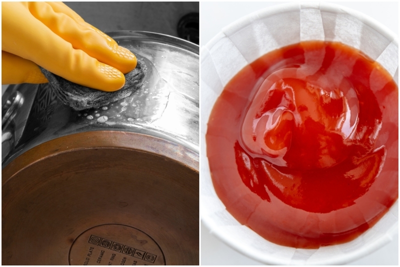 Clean Silverware With Ketchup | Shutterstock & Getty Images Photo by Roberto Machado Noa