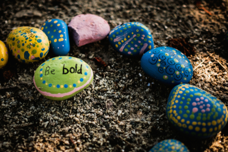 Redecorate With Painted Rocks | Shutterstock