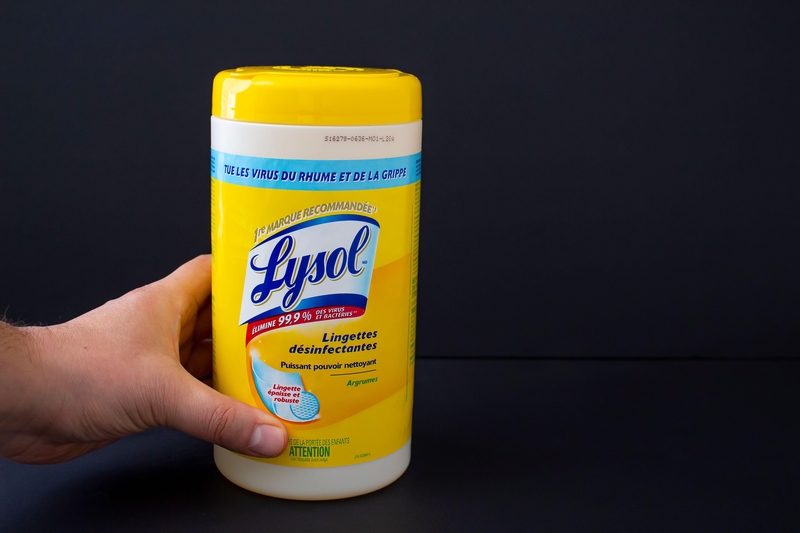 Repurposing the Lysol Bottle | Alamy Stock Photo