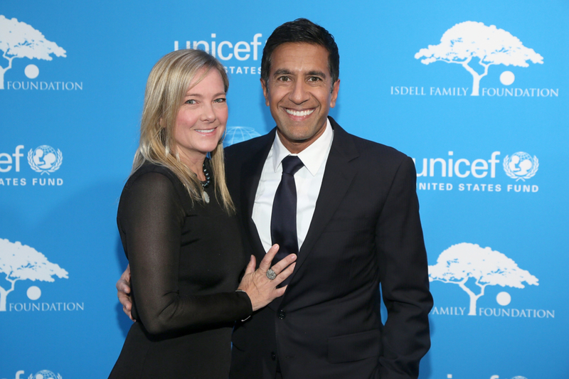 Sanjay Gupta und Rebecca Olson – zusammen seit 2004 | Getty Images Photo by Ben Rose