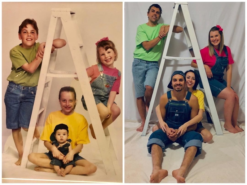 Die Familie, die zusammen malt, bleibt zusammen | Instagram/@eliselouisesimp