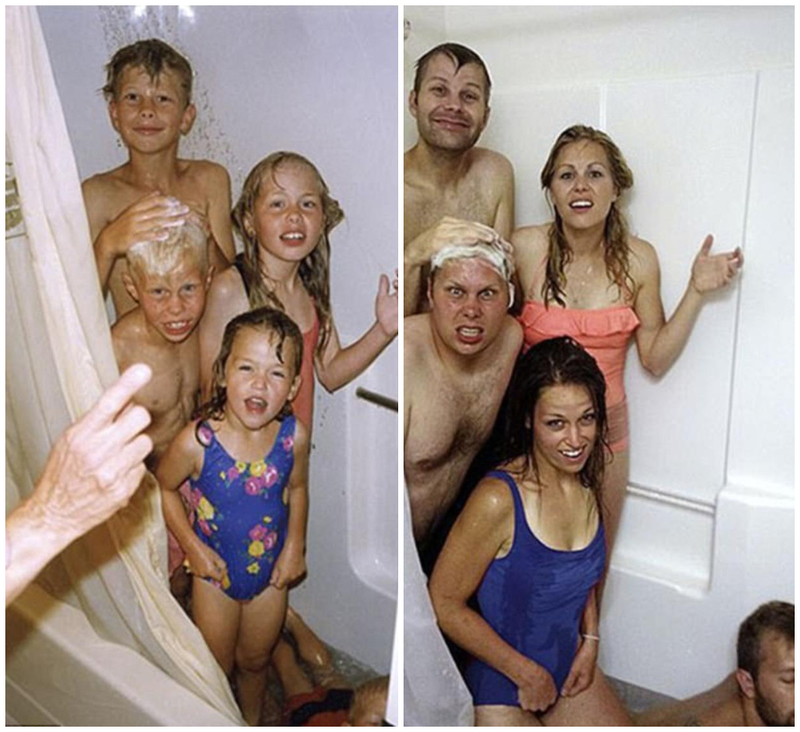Familienspaß in der Badewanne | Imgur.com/woodyj