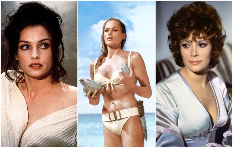 Famous Bond Girls | MovieStillsDB & Alamy Stock Photo