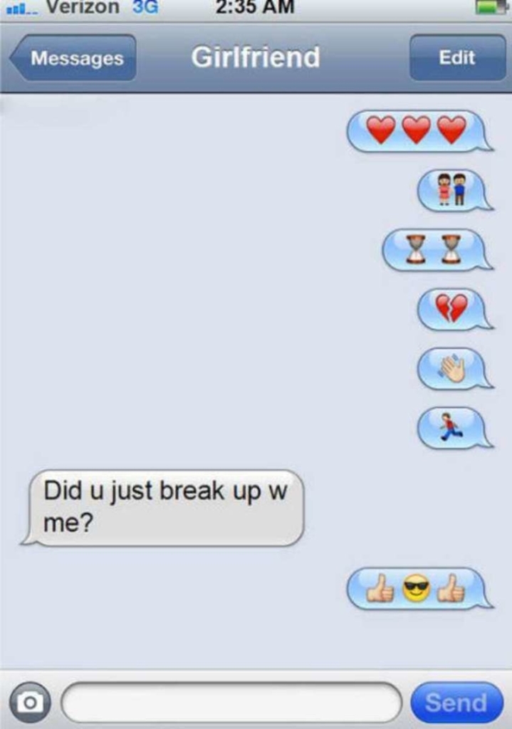 How to break up with your boyfriend over text message