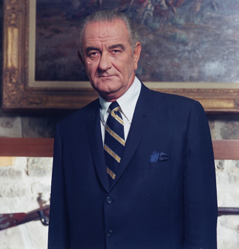 Lyndon Baines Johnson | Getty Images Photo by Oscar White/Corbis/VCG