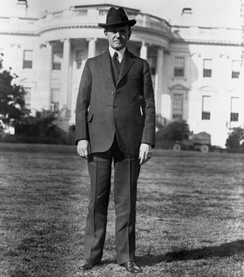 Coolidge’s Bizarre Morning Ritual | Getty Images Photo by Library of Congress/Corbis/VCG