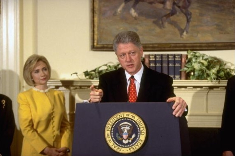 Clinton’s Impeachment Proceedings | Getty Images Photo by Diana Walker/The LIFE Images Collection