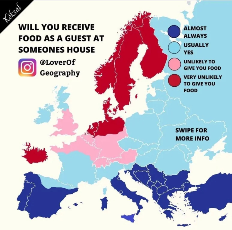Hospitality by Country | Reddit.com/barcased