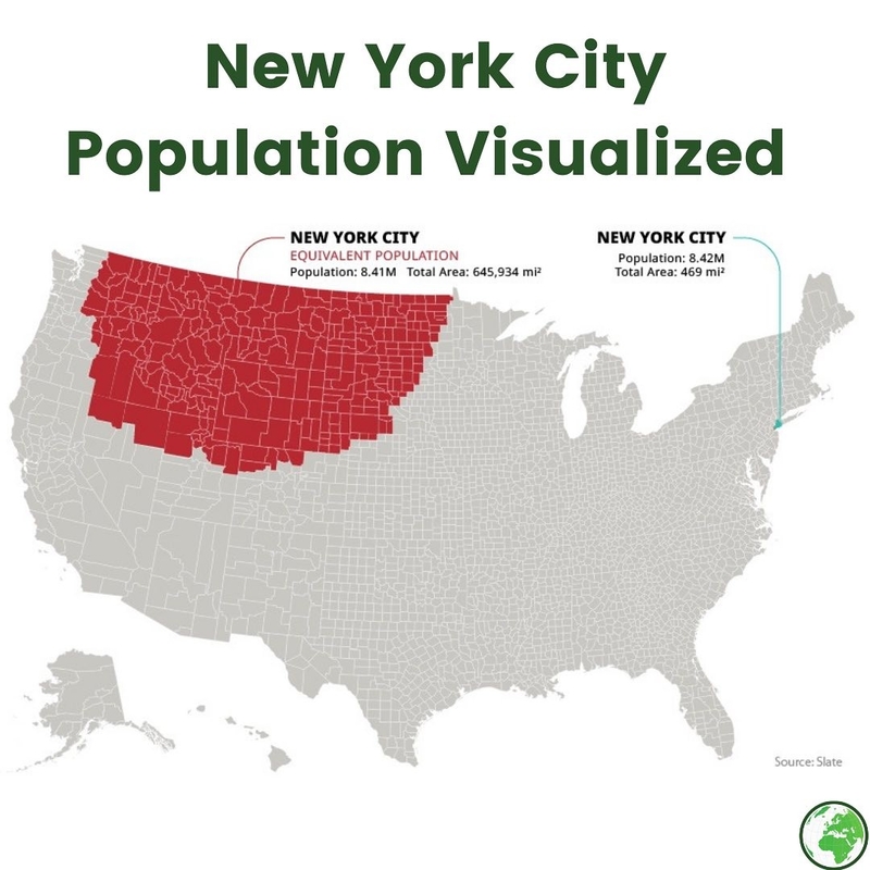 The Population of New York – Visualized | Instagram/@rocaglobal