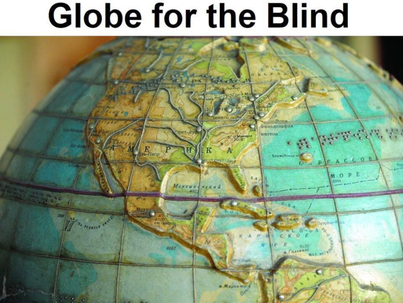 A Blind-Friendly Globe | Reddit.com/Specific_Glass77