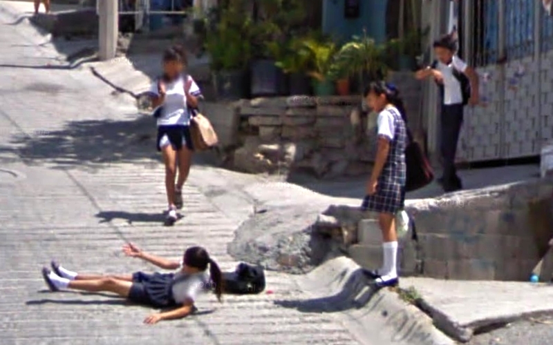 La mezquindad de la infancia | Flickr Photo by Ars Electronica via Nine Eyes of Google Street View / Jon Cavman