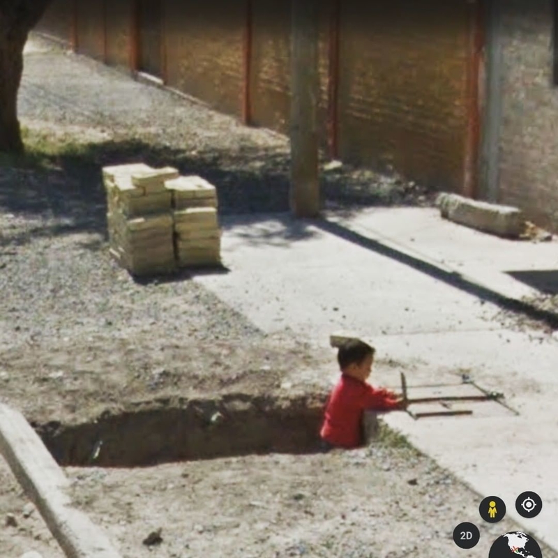 Un poco de diversión en la tierra | Instagram/@paranabs via Google Street View