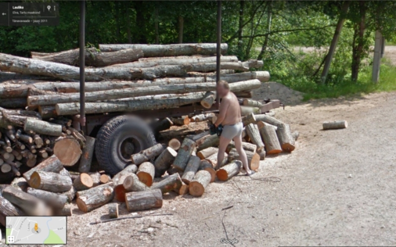La tala de árboles se toma demasiado a la ligera | Imgur.com/bigballsbalouney via Google Street View