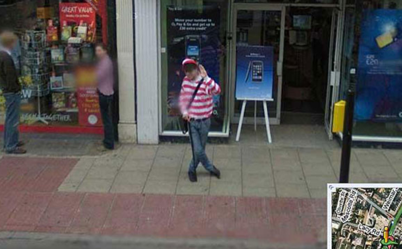 ¡Google encontró a Wally! | Imgur.com/eqPdmsE via Google Street View