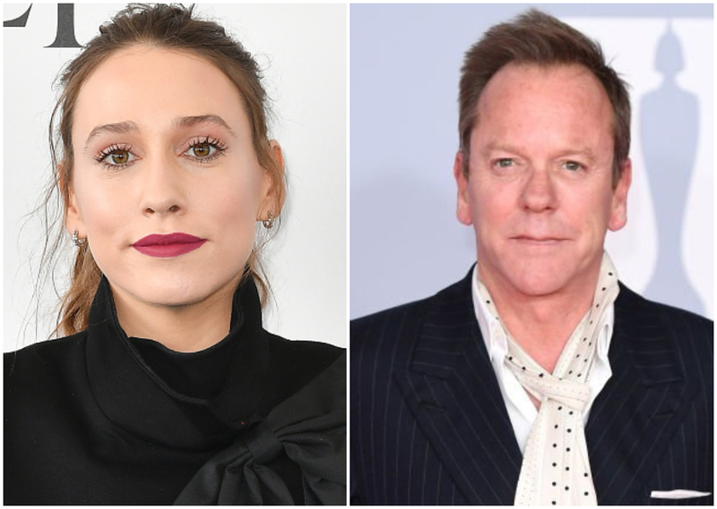 Sarah Sutherland Is Kiefer Sutherland’s Daughter | Getty Images Photo by Earl Gibson III/WireImage & Karwai Tang/WireImage