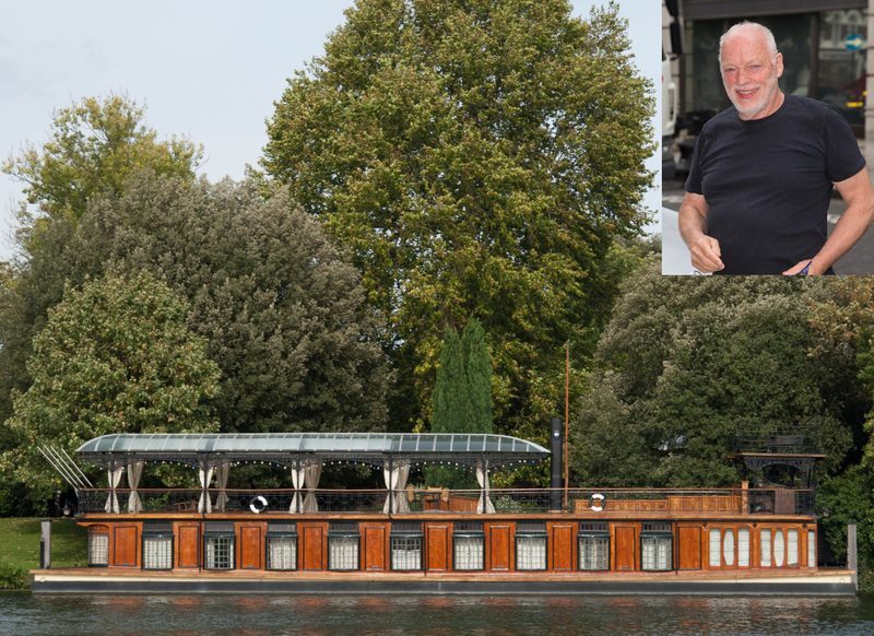 Otro barco en el dique: el Astoria de David Gilmour | Alamy Stock Photo by Jon Wilson & WENN/WENN Rights Ltd