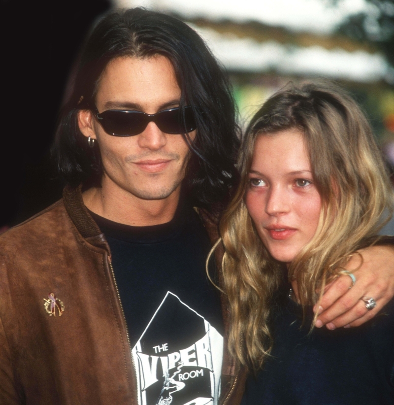 Kate Moss e Johnny Depp | Alamy Stock Photo