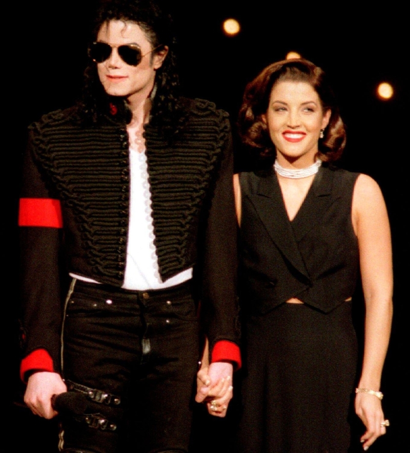 Lisa Marie Presley e Michael Jackson | Alamy Stock Photo
