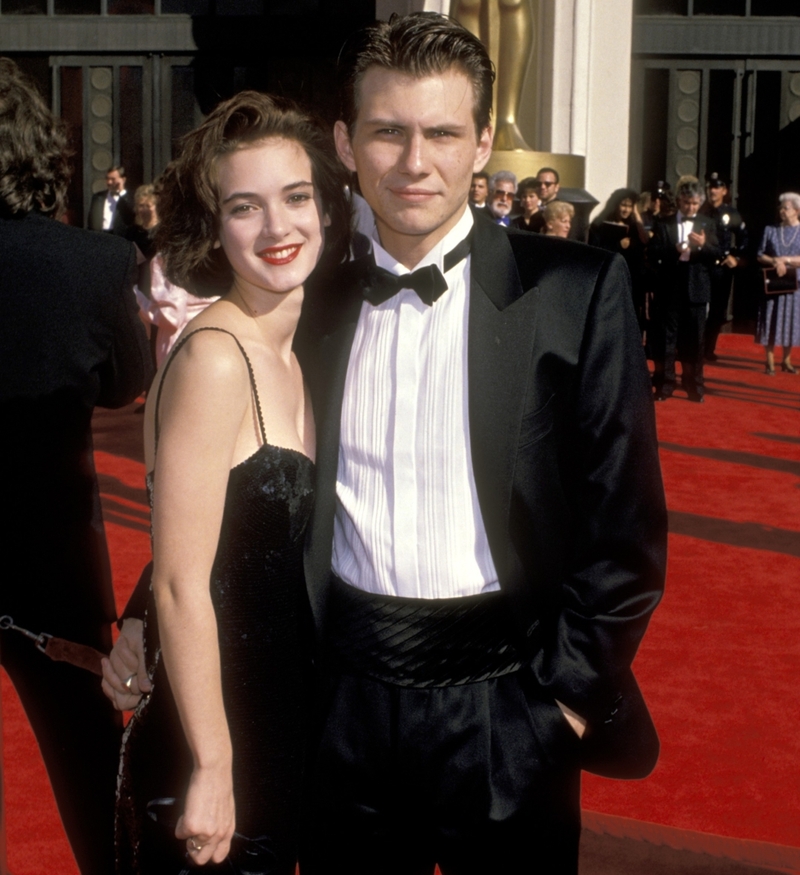 Winona Ryder y Christian Slater | Getty Images Photo by Ron Galella