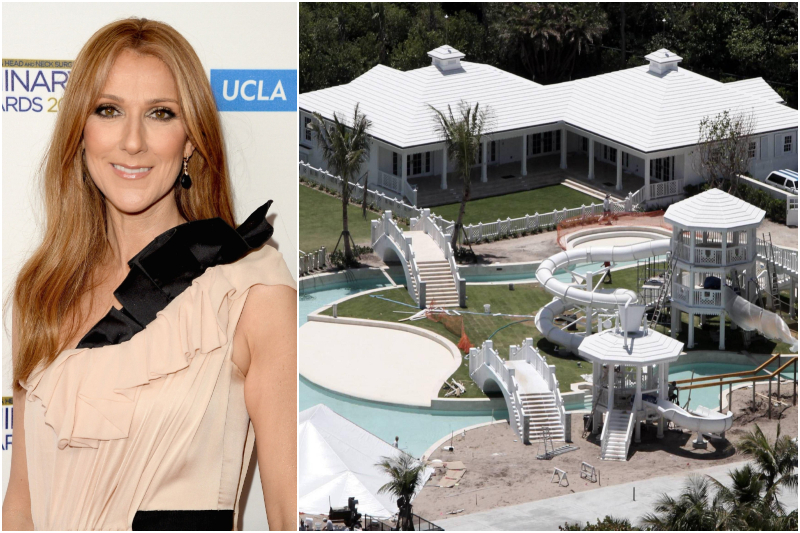 Celine Dion – Isla Júpiter, Florida | Getty Images Photo by Jason Merritt/The UCLA Department of Head and Neck Surgery & Alamy Stock Photo by GTCRFOTO 