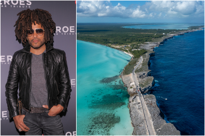 Lenny Kravitz - Isla Eleuthera, Las Bahamas | Shutterstock & Getty Images Photo by Per Breiehagen