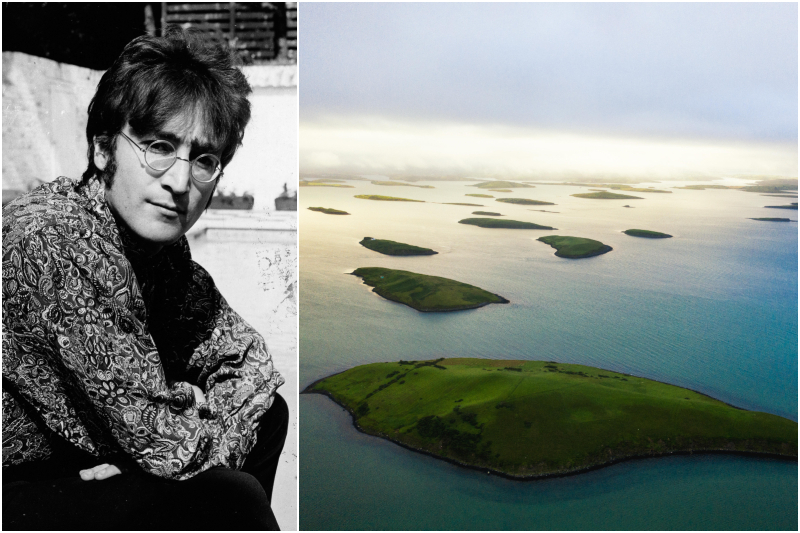 John Lennon - Dorinish, Clew Bay, Irlanda | Alamy Stock Photo by KEYSTONE Pictures USA & Viktor Posnov 