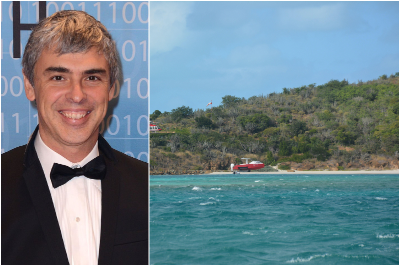 Larry Page - Isla Eustatia, Islas Vírgenes Británicas | Getty Images Photo by C Flanigan & Alamy Stock Photo by S. Hill 