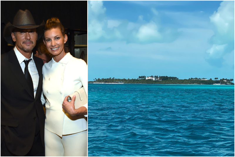 Tim McGraw y Faith Hill - Coat Cay, Las Bahamas | Getty Images Photo by Rick Diamond/ACM2016/dcp & Instagram/@nantucket_yacht_services