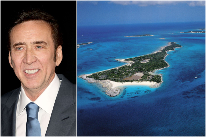 Nicolas Cage - Leaf Cay, Las Bahamas | Getty Images Photo by Kevin Winter & Alamy Stock Photo by Varhad Vladi/dpa picture alliance archive
