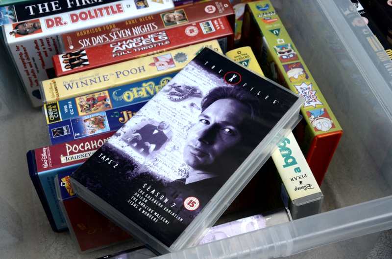 Videos VHS antiguas | Alamy Stock Photo by Alan Wilson