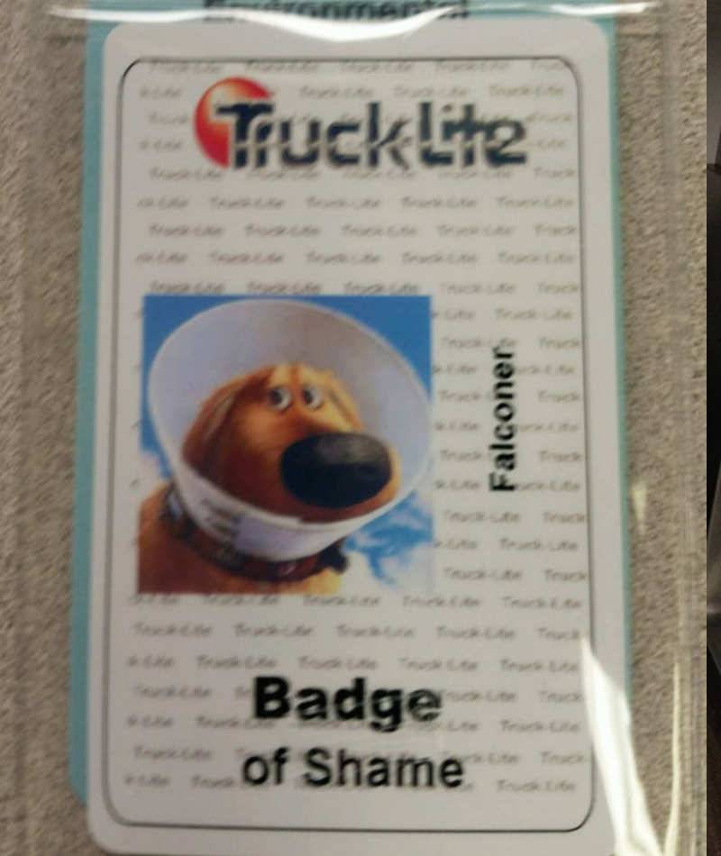 Don’t Forget Your Badge | Imgur.com/MFWjY9e