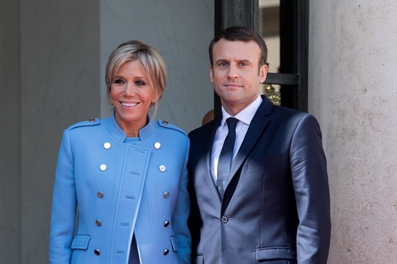 Emmanuel Macron y Brigitte Trogneux | Getty Images Photo by Christophe Morin/IP3