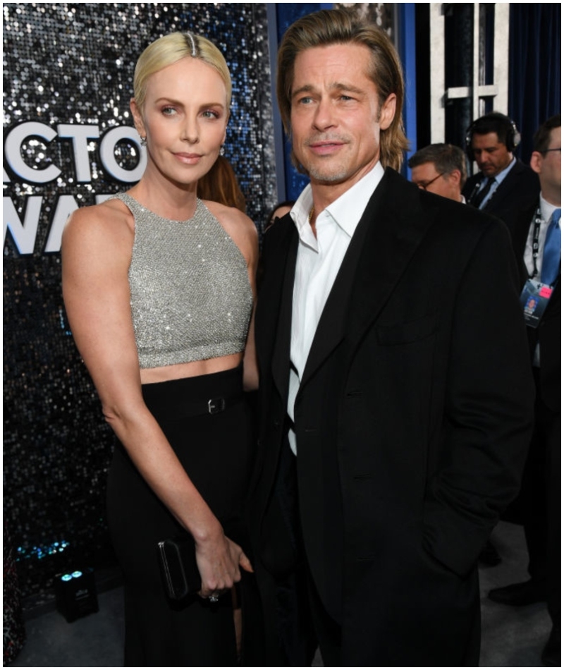 Charlize Theron y Brad Pitt | Getty Images Photo by Kevin Mazur/Turner