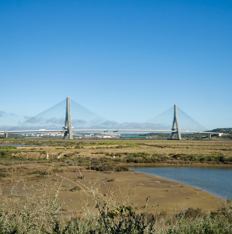 Puente Internacional del Guadiana Brücke | Alamy Stock Photo by Perry van Munster